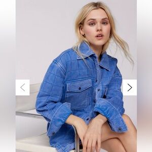 Urban Outfitters Gemma Quilted Chore Jacket, Size L
